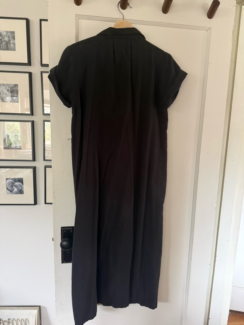 Ilana Kohn Black Button-Front Midi Dress - Picture 4 of 4